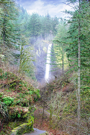 Latourell Falls Columbia Gorge Oregon