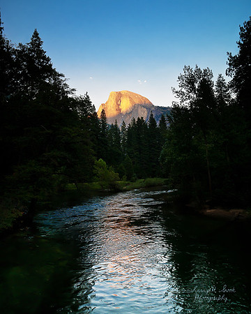 Half Dome at Sunset